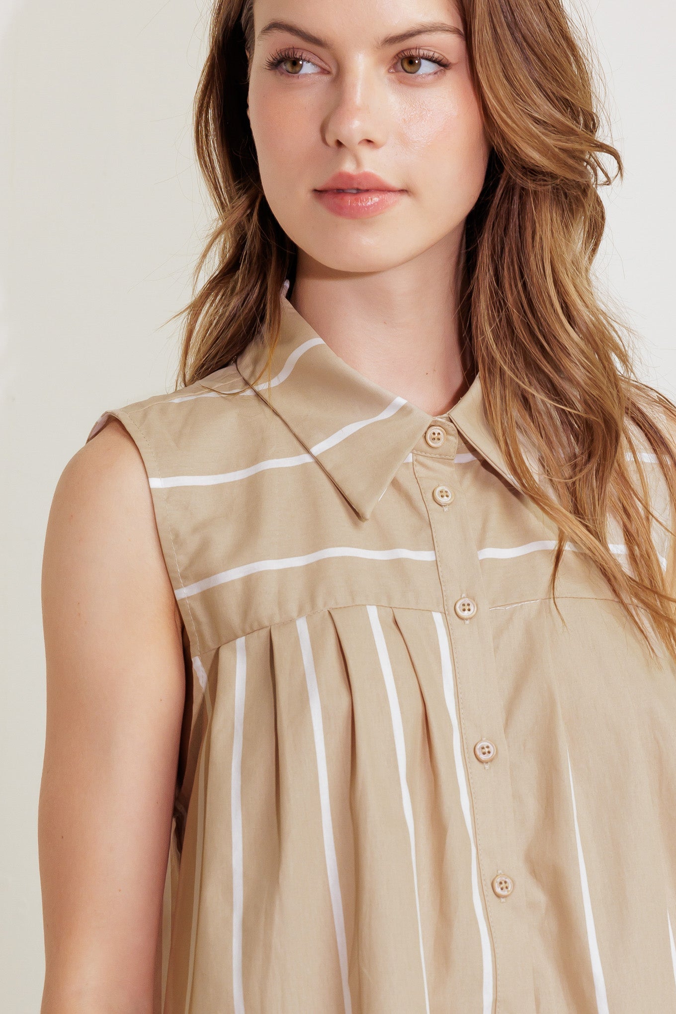 SOMEWHERE TO BE WOVEN TOP Flying Tomato
